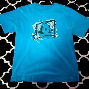 DC baby blue boys t shirt
